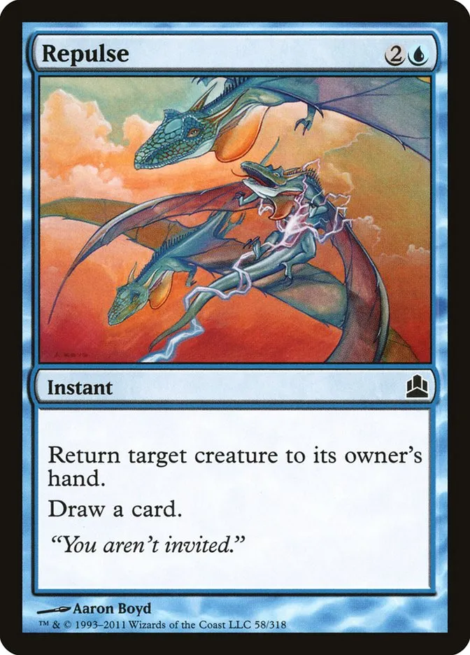 2011 Commander 2011 Repulse common #58 common card image