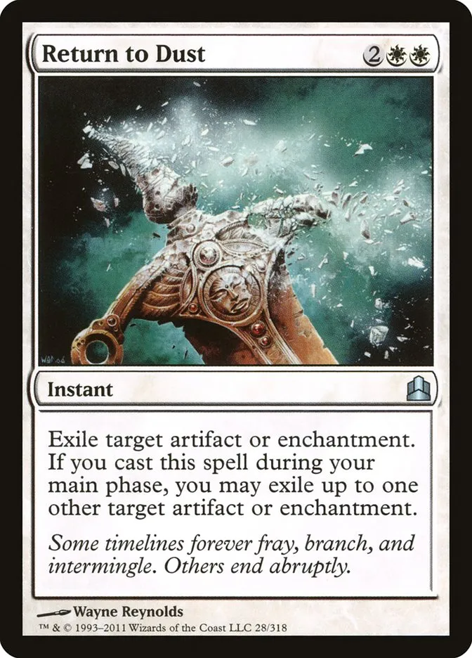 2011 Commander 2011 Return to Dust uncommon #28 uncommon card image