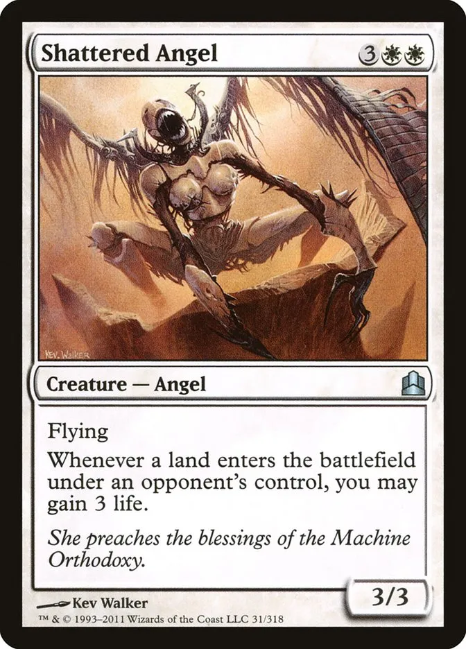 2011 Commander 2011 Shattered Angel uncommon #31 uncommon card image