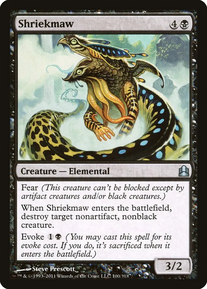 2011 Commander 2011 Shriekmaw uncommon #100 uncommon card image