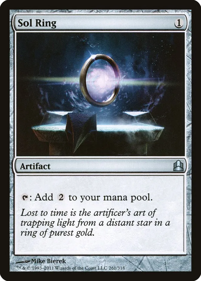 2011 Commander 2011 Sol Ring uncommon #261 uncommon card image