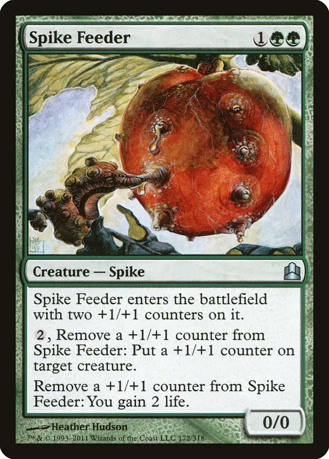 2011 Commander 2011 Spike Feeder uncommon #172 uncommon card image