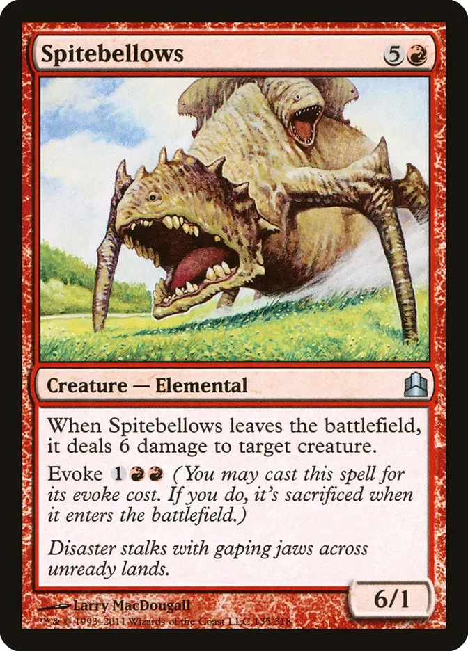 2011 Commander 2011 Spitebellows uncommon #135 uncommon card image