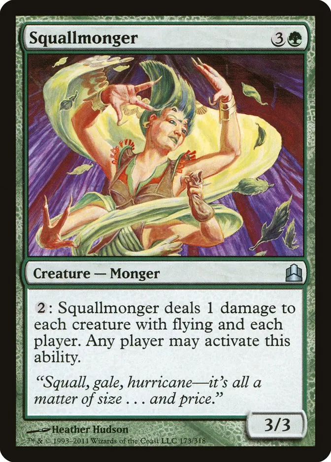 2011 Commander 2011 Squallmonger uncommon #173 uncommon card image