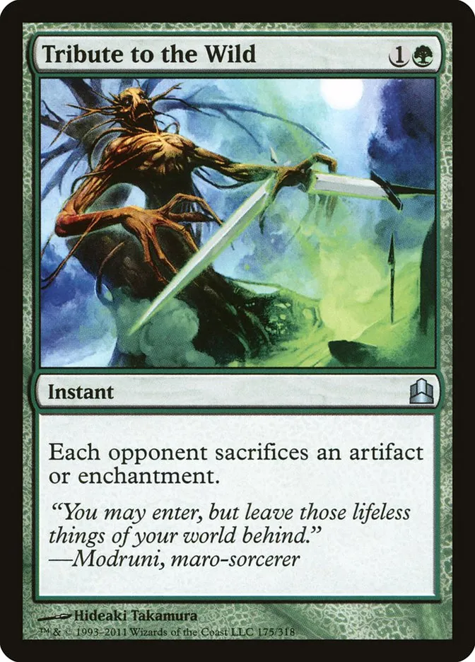 2011 Commander 2011 Tribute to the Wild uncommon #175 uncommon card image