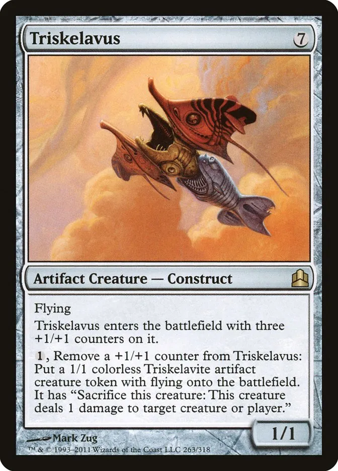 2011 Commander 2011 Triskelavus rare #263 rare card image
