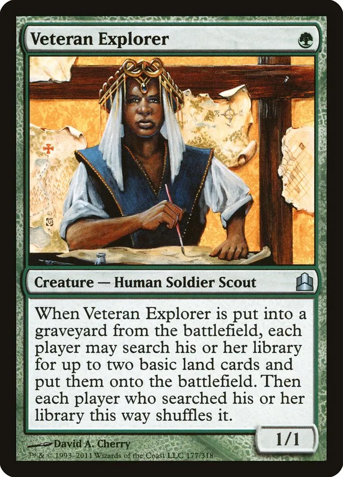 2011 Commander 2011 Veteran Explorer uncommon #177 uncommon card image