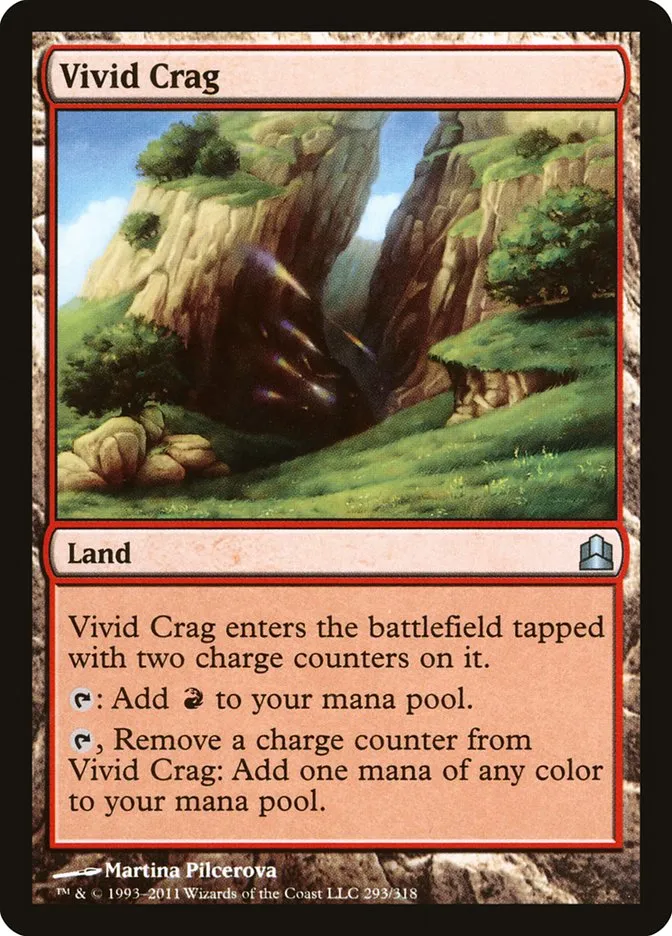 2011 Commander 2011 Vivid Crag uncommon #293 uncommon card image