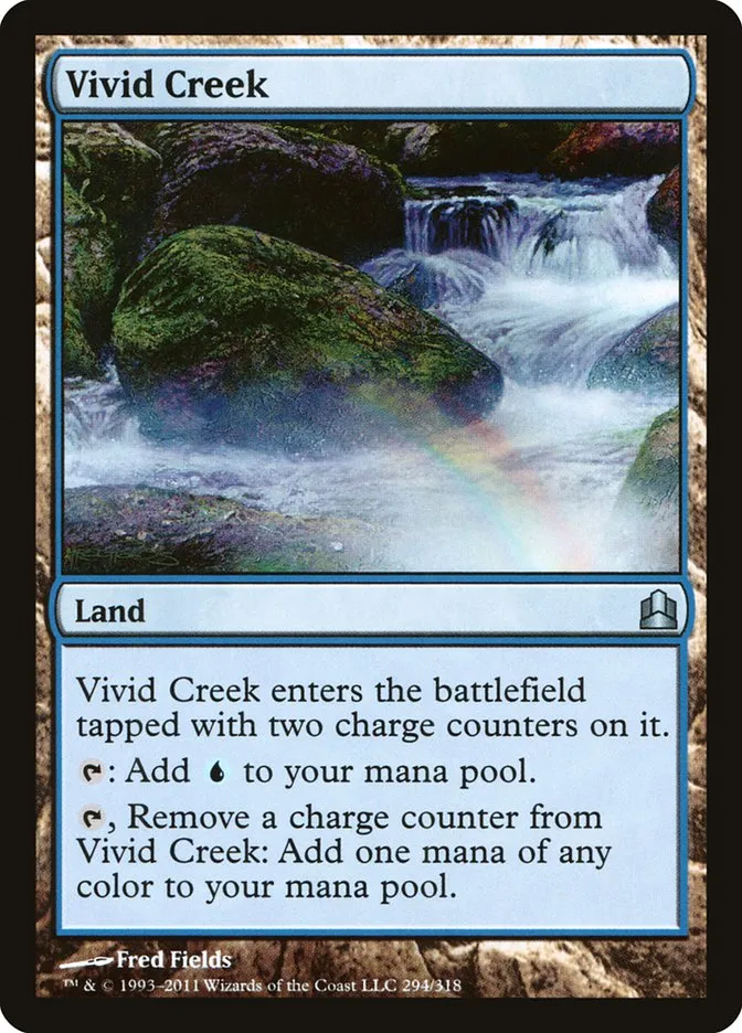 2011 Commander 2011 Vivid Creek uncommon #294 uncommon card image