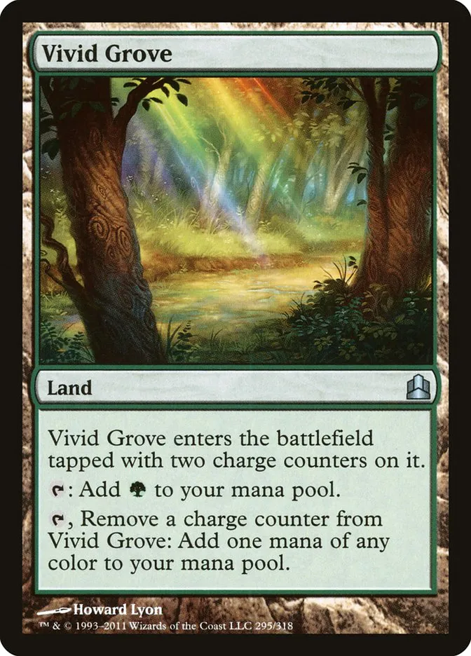 2011 Commander 2011 Vivid Grove uncommon #295 uncommon card image