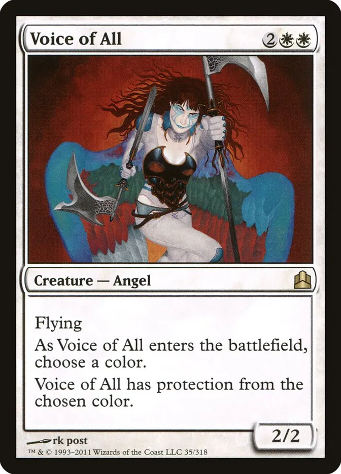 2011 Commander 2011 Voice of All #35 rare card image