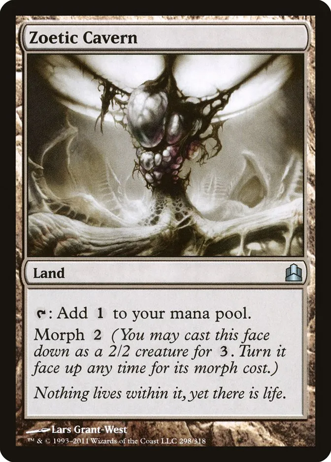2011 Commander 2011 Zoetic Cavern uncommon #298 uncommon card image