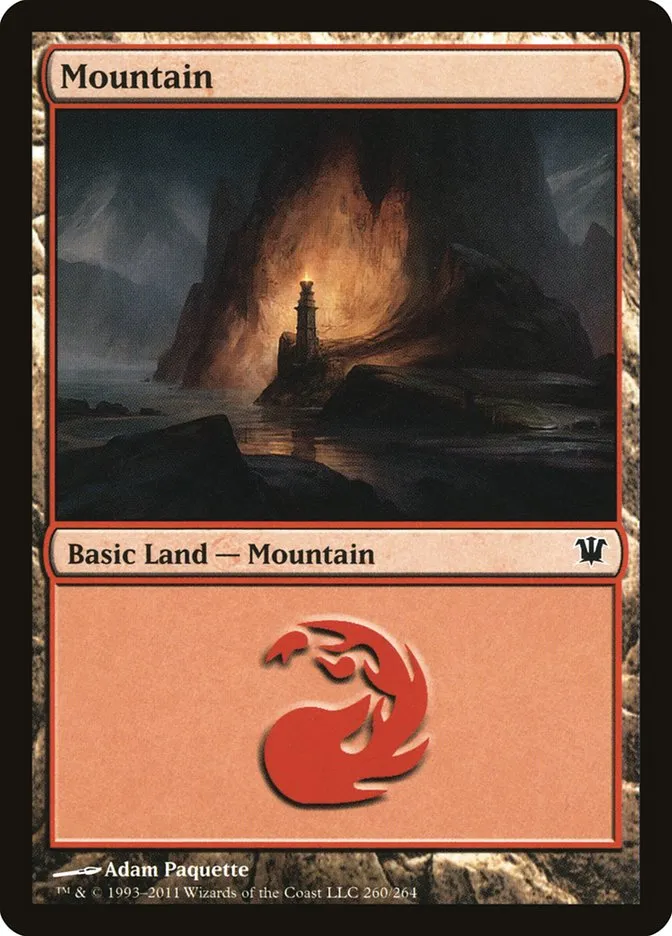 2011 Innistrad Mountain common #260 common card image