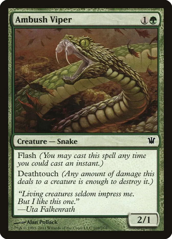 2011 Innistrad Ambush Viper common #169 common card image