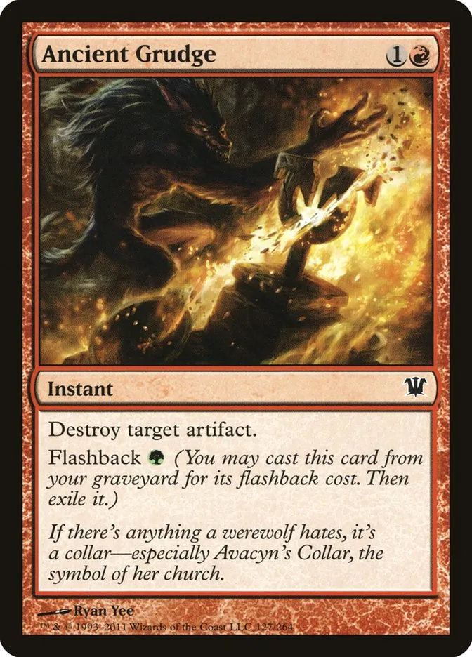 2011 Innistrad Ancient Grudge common #127 common card image