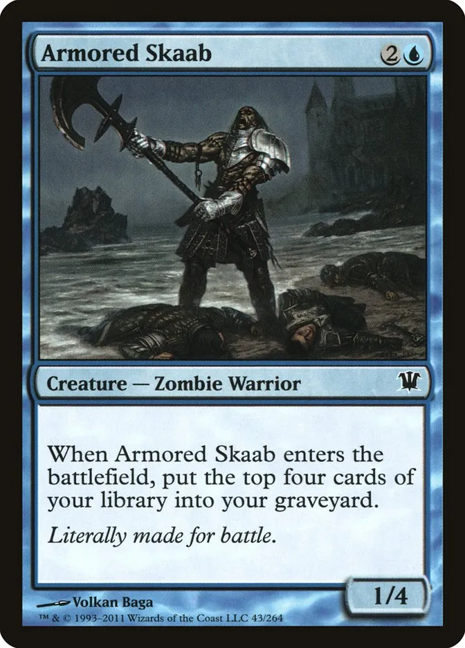 2011 Innistrad Armored Skaab common #43 common card image
