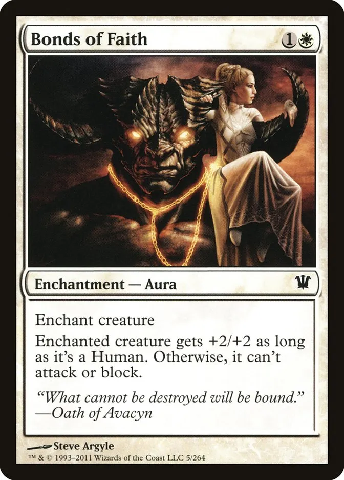 2011 Innistrad Bonds of Faith #5 common card image