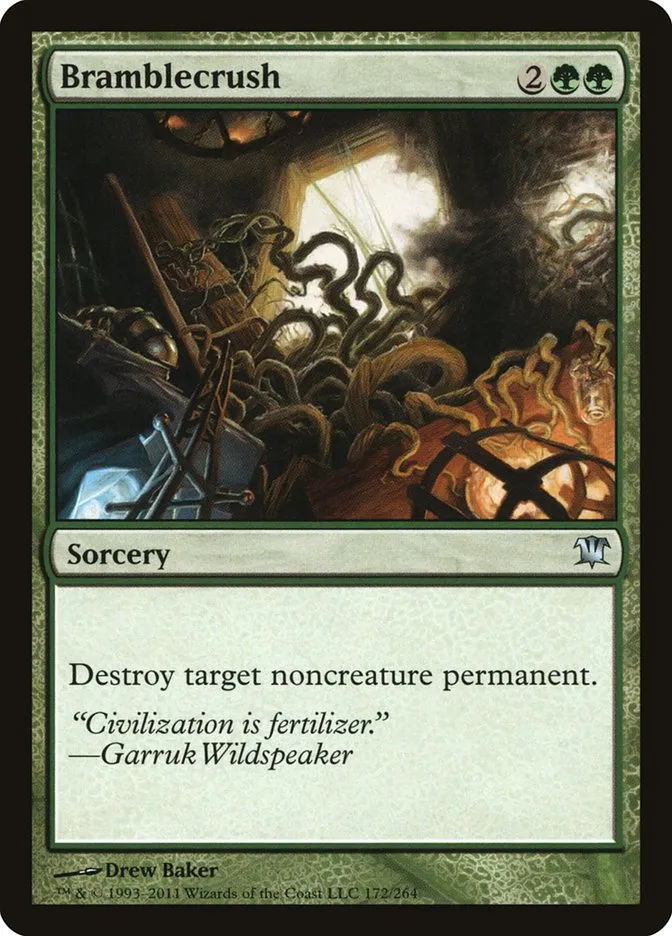 2011 Innistrad Bramblecrush uncommon #172 uncommon card image