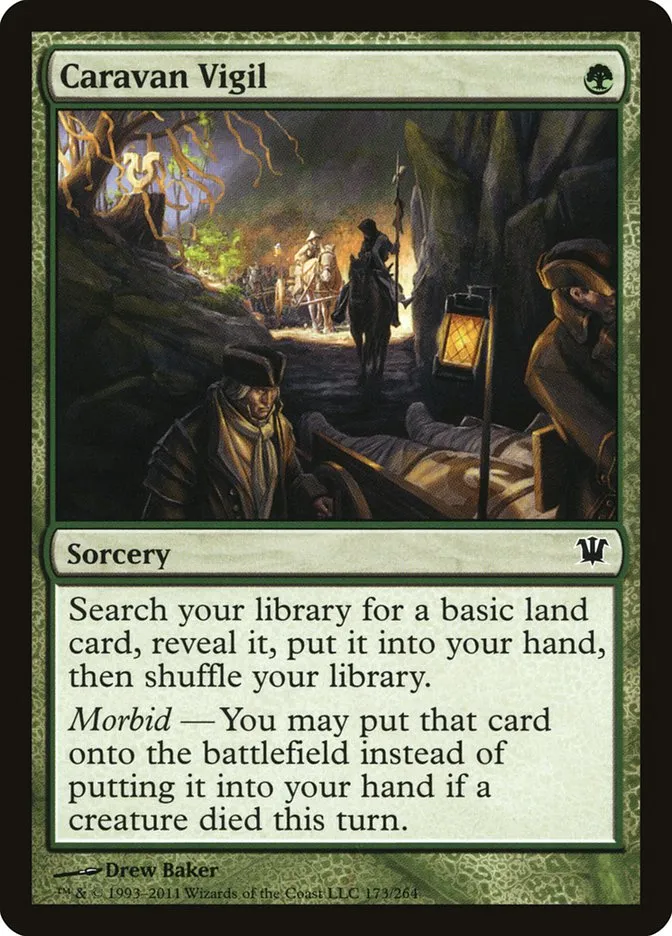 2011 Innistrad Caravan Vigil common #173 common card image