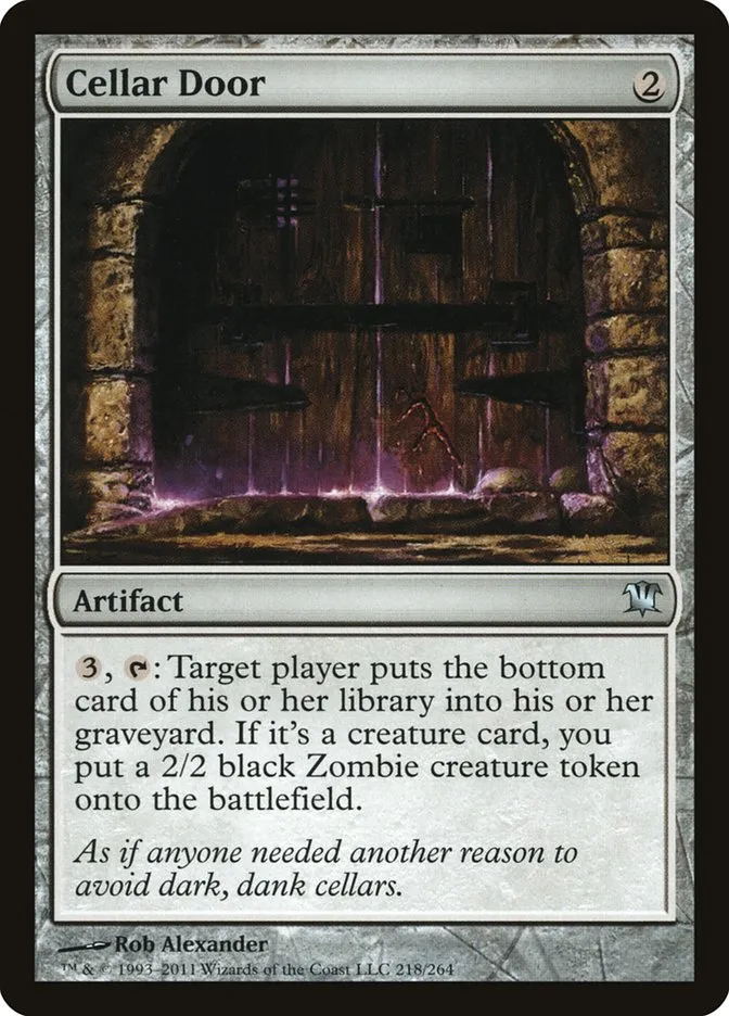 2011 Innistrad Cellar Door #218 uncommon card image