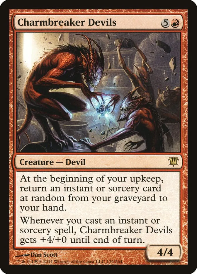 2011 Innistrad Charmbreaker Devils #134 rare card image