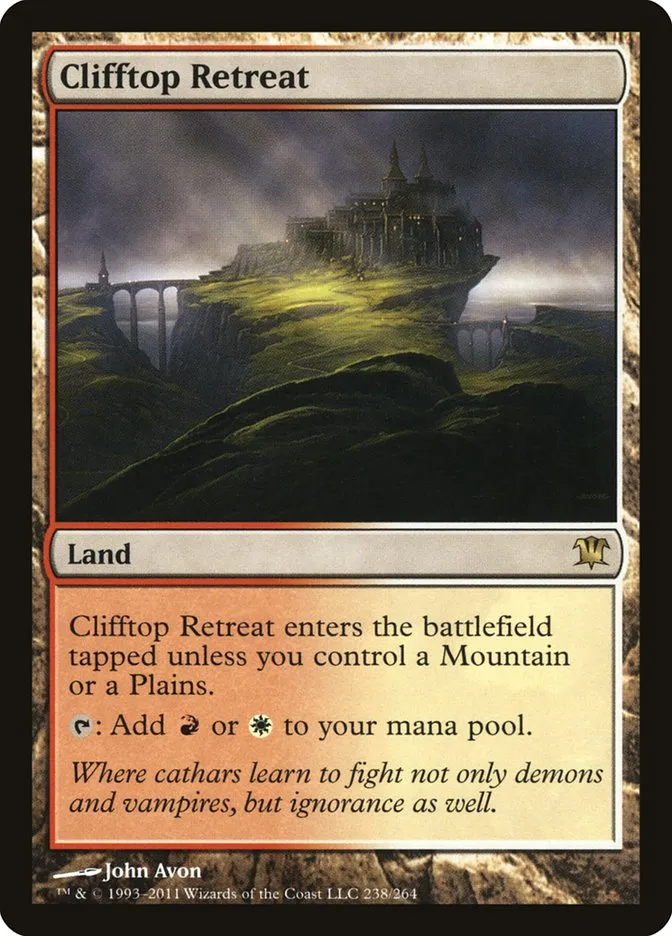 2011 Innistrad Clifftop Retreat #238 rare card image