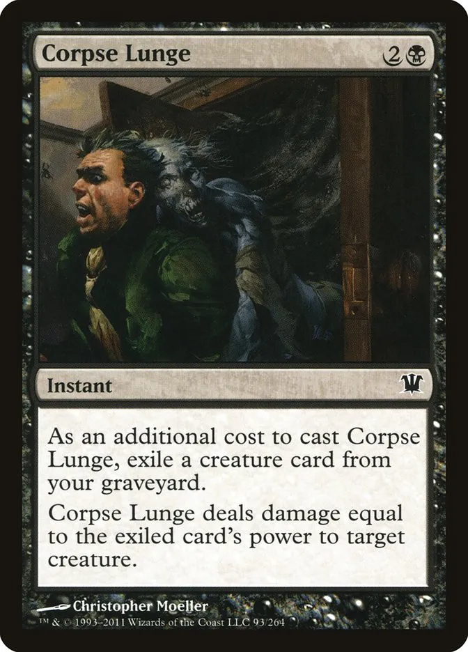 2011 Innistrad Corpse Lunge common #93 common card image