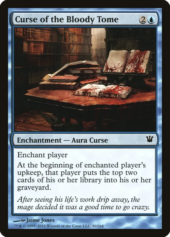 2011 Innistrad Curse of the Bloody Tome #50 common card image