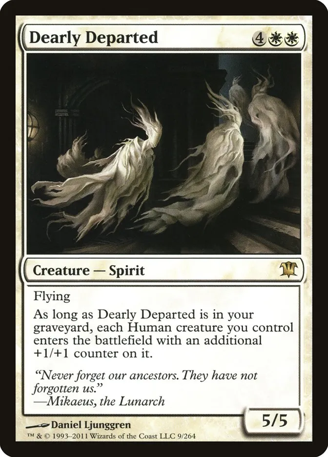 2011 Innistrad Dearly Departed #9 rare card image