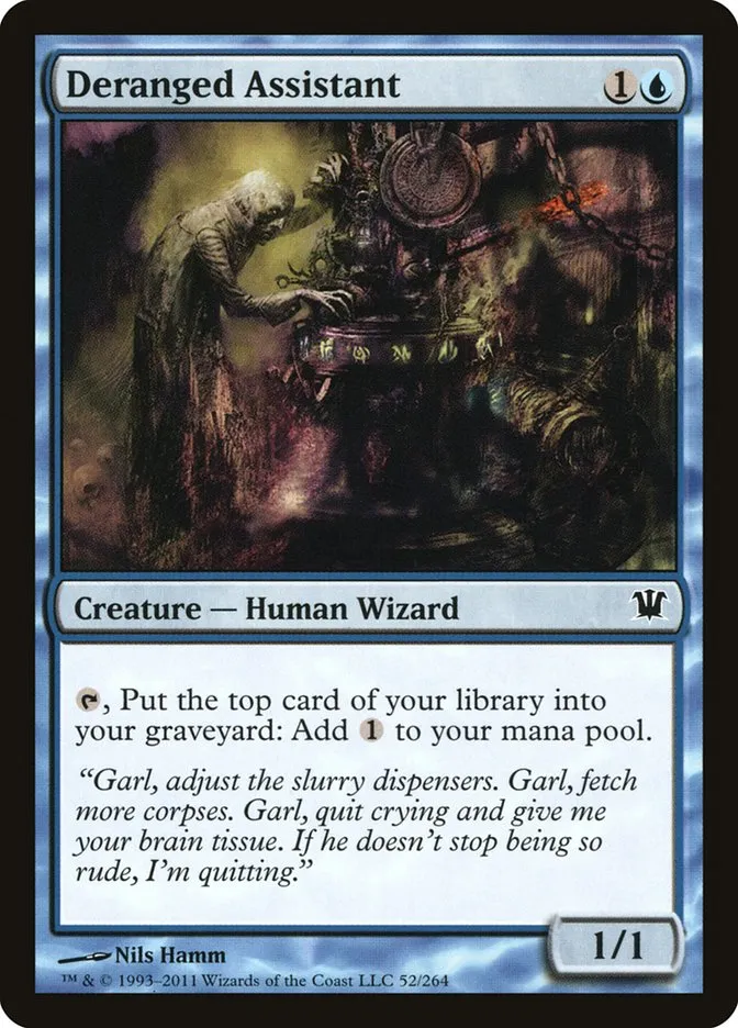 2011 Innistrad Deranged Assistant common #52 common card image