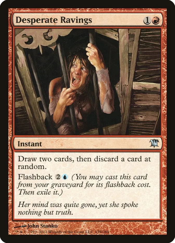 2011 Innistrad Desperate Ravings uncommon #139 uncommon card image