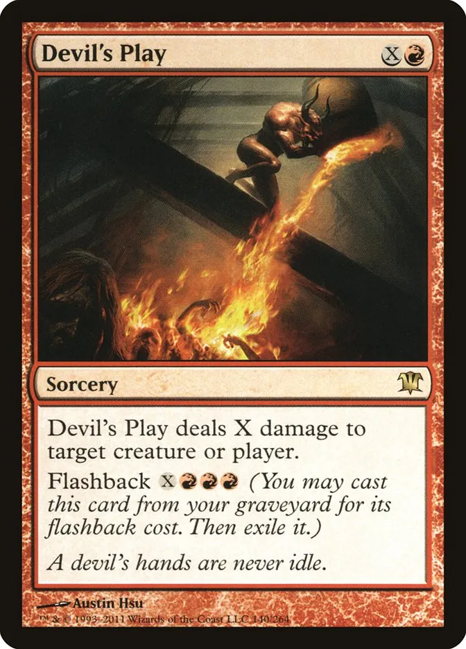 2011 Innistrad Devil's Play rare #140 rare card image