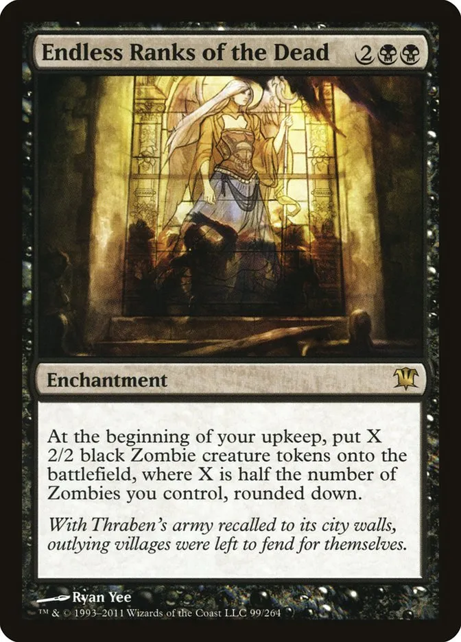 2011 Innistrad Endless Ranks of the Dead #99 rare card image