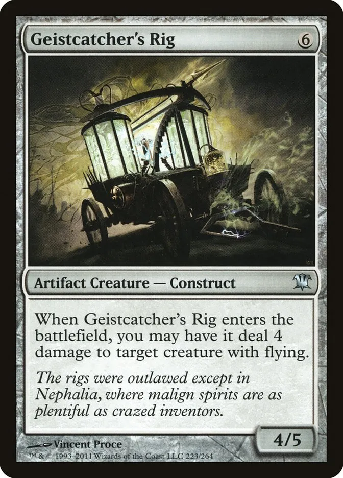 2011 Innistrad Geistcatcher's Rig uncommon #223 uncommon card image