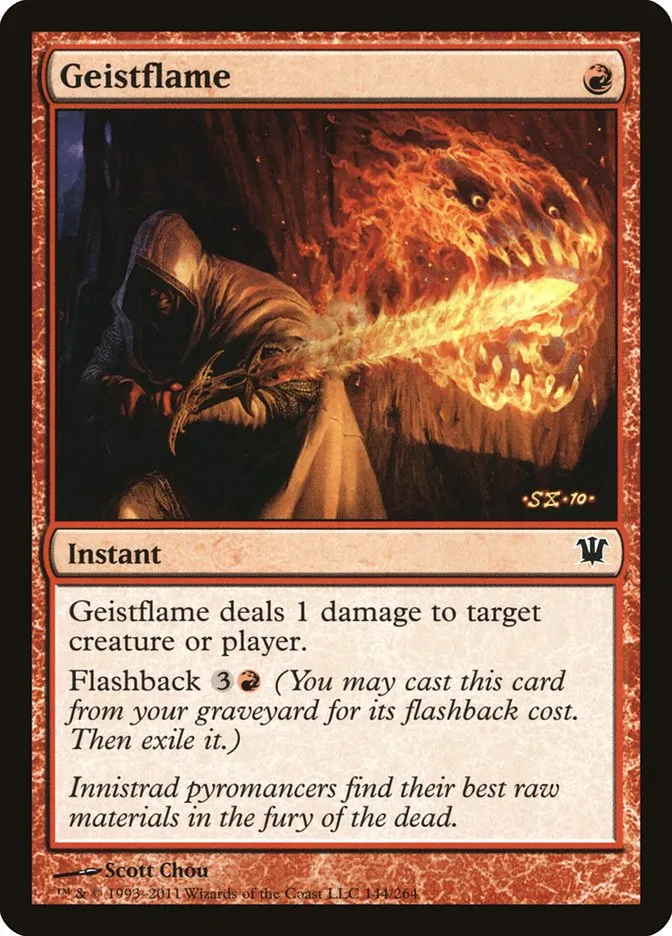2011 Innistrad Geistflame common #144 common card image