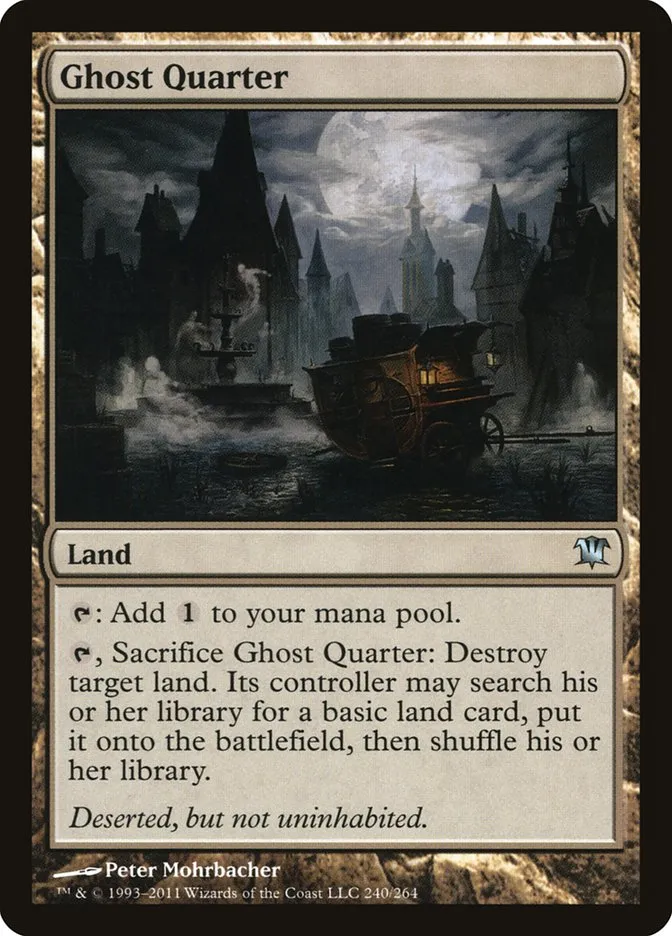 2011 Innistrad Ghost Quarter uncommon #240 uncommon card image
