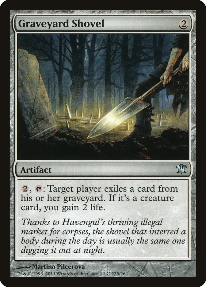 2011 Innistrad Graveyard Shovel uncommon #225 uncommon card image