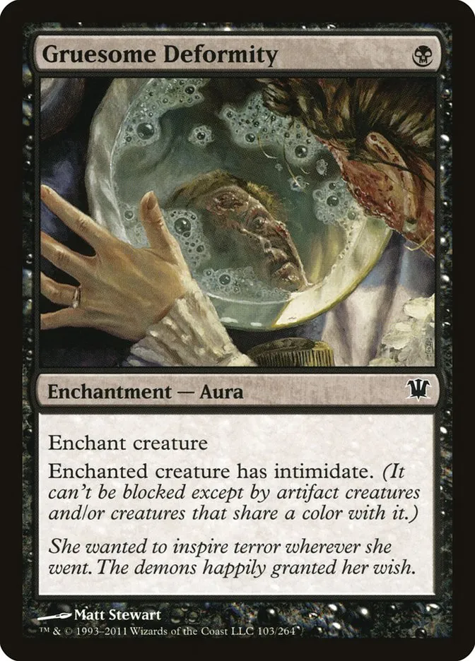 2011 Innistrad Gruesome Deformity common #103 common card image