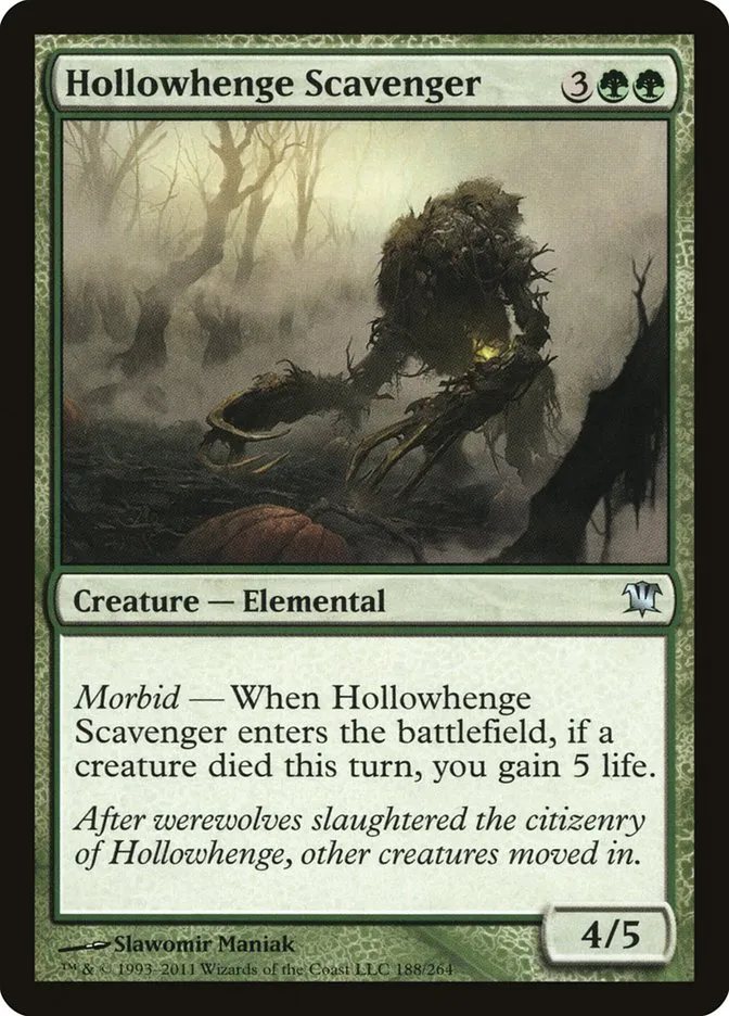 2011 Innistrad Hollowhenge Scavenger #188 uncommon card image