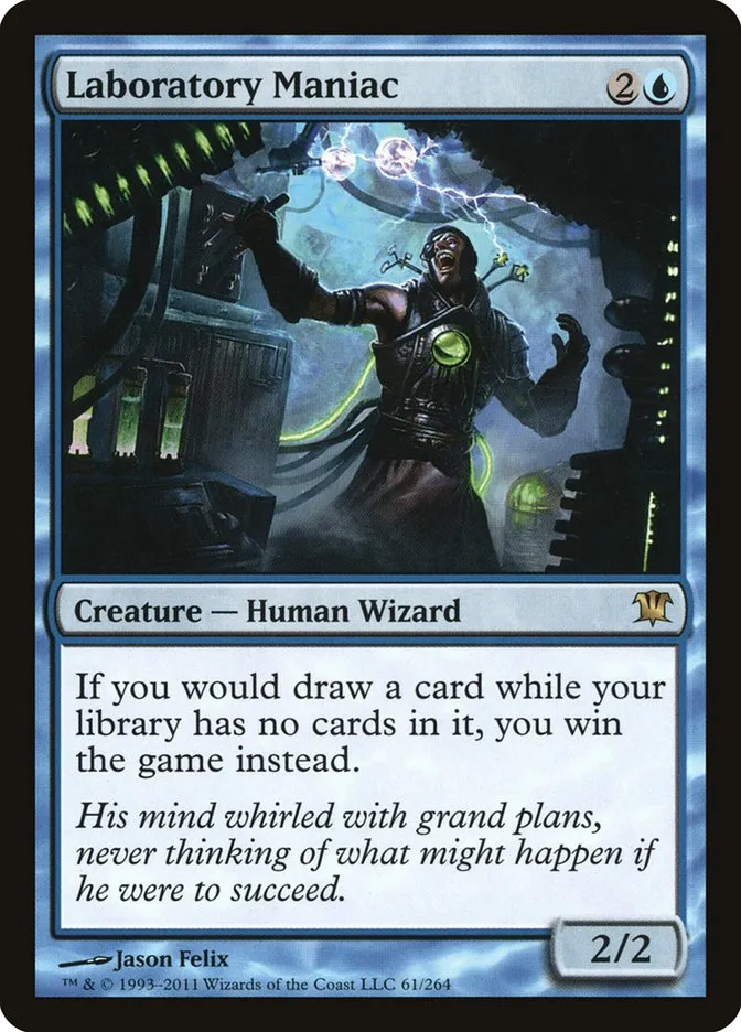 2011 Innistrad Laboratory Maniac #61 rare card image