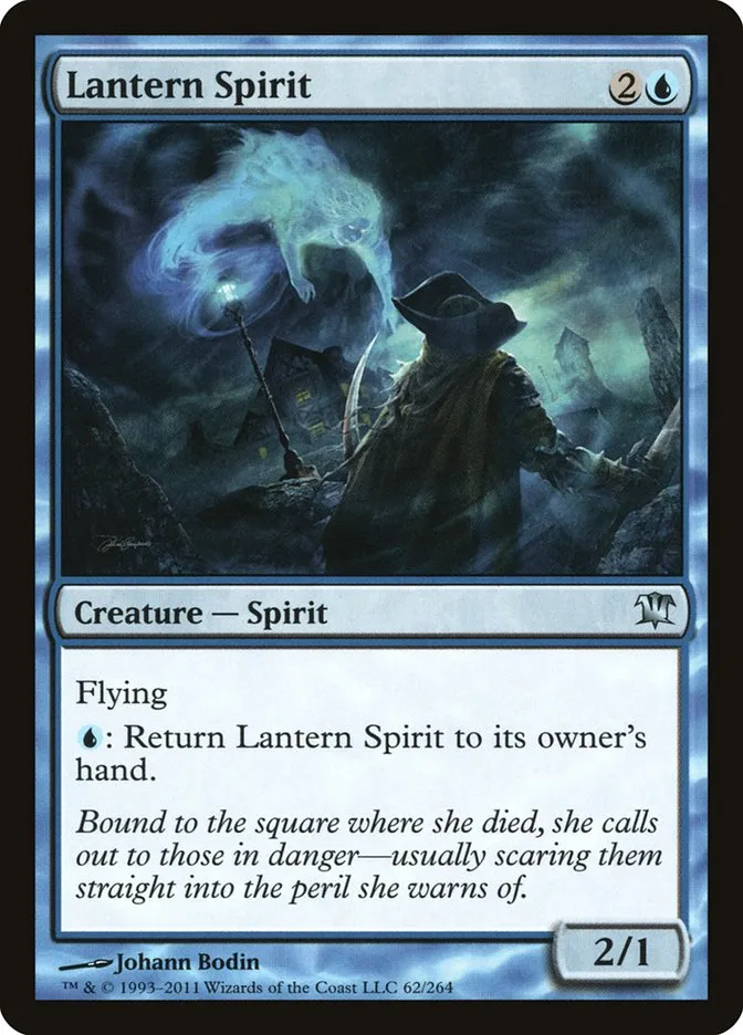 2011 Innistrad Lantern Spirit #62 uncommon card image