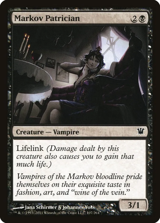 2011 Innistrad Markov Patrician #107 common card image