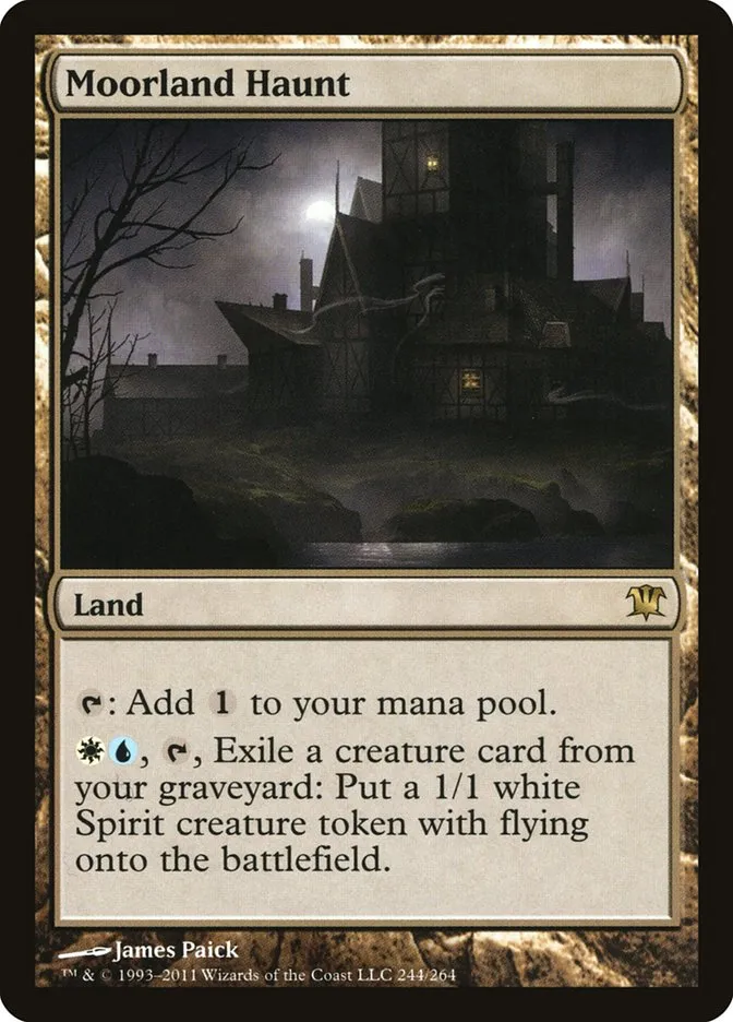 2011 Innistrad Moorland Haunt #244 rare card image