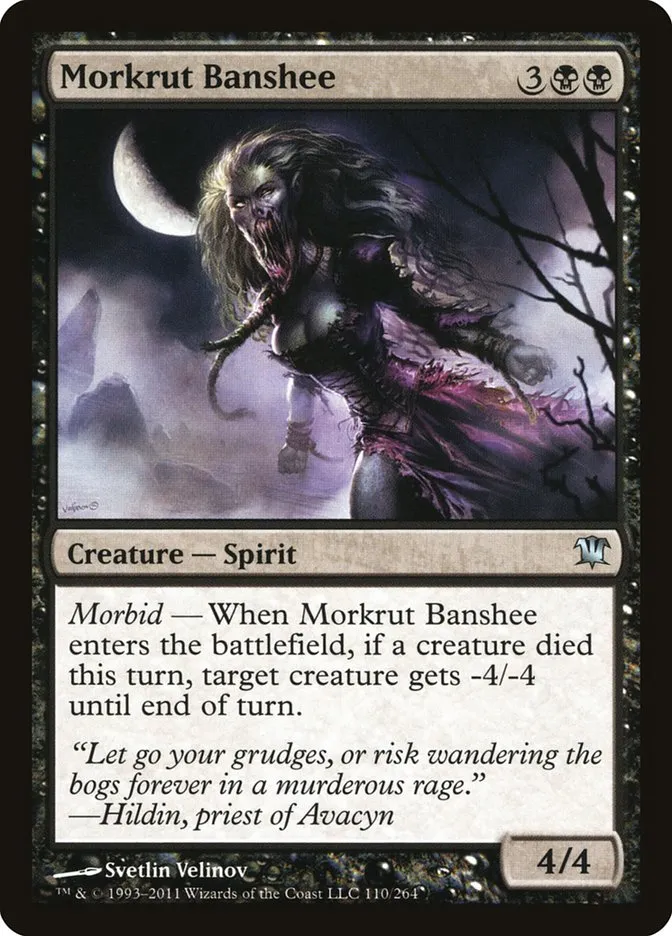 2011 Innistrad Morkrut Banshee uncommon #110 uncommon card image