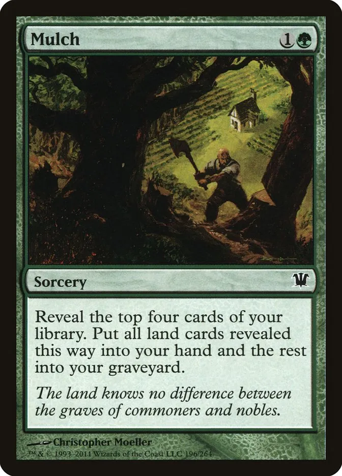 2011 Innistrad Mulch common #196 common card image