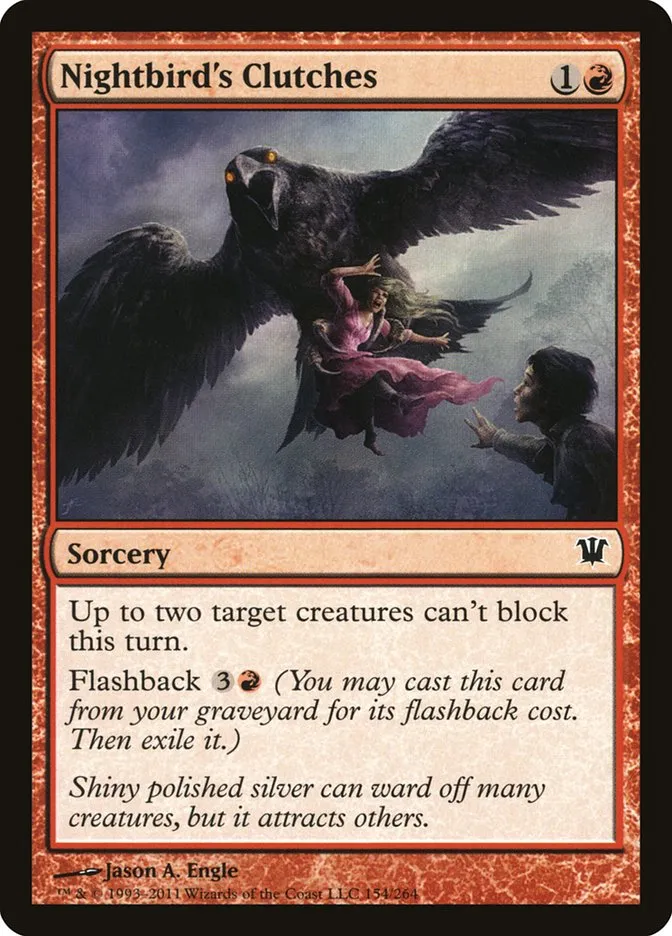2011 Innistrad Nightbird's Clutches #154 common card image