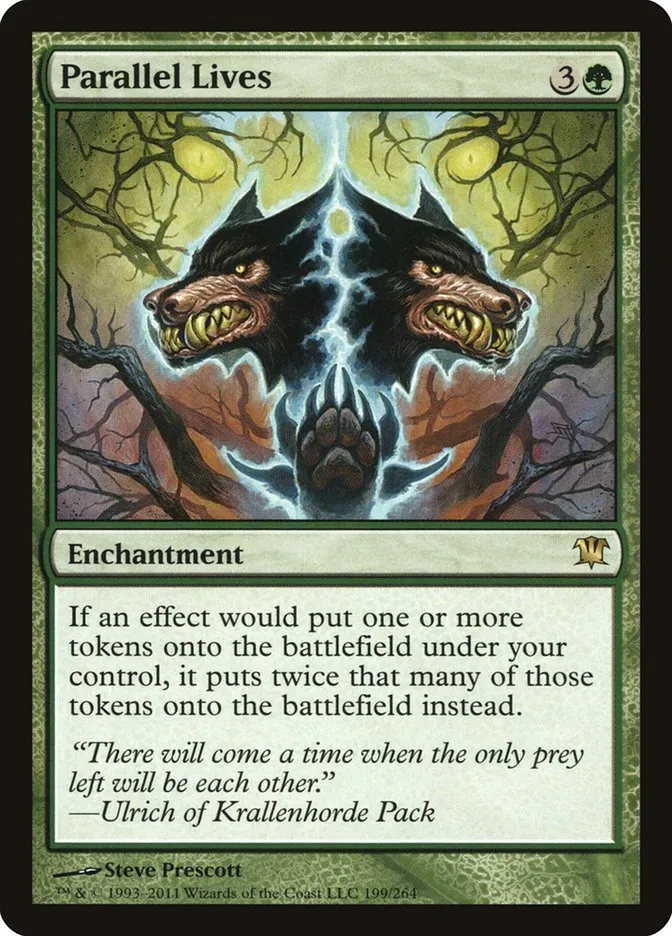 2011 Innistrad Parallel Lives rare #199 rare card image