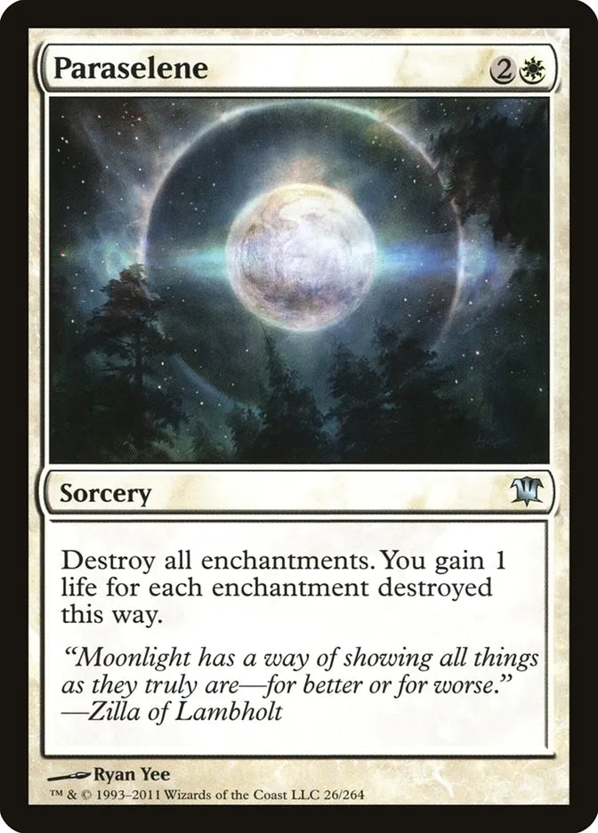 2011 Innistrad Paraselene uncommon #26 uncommon card image
