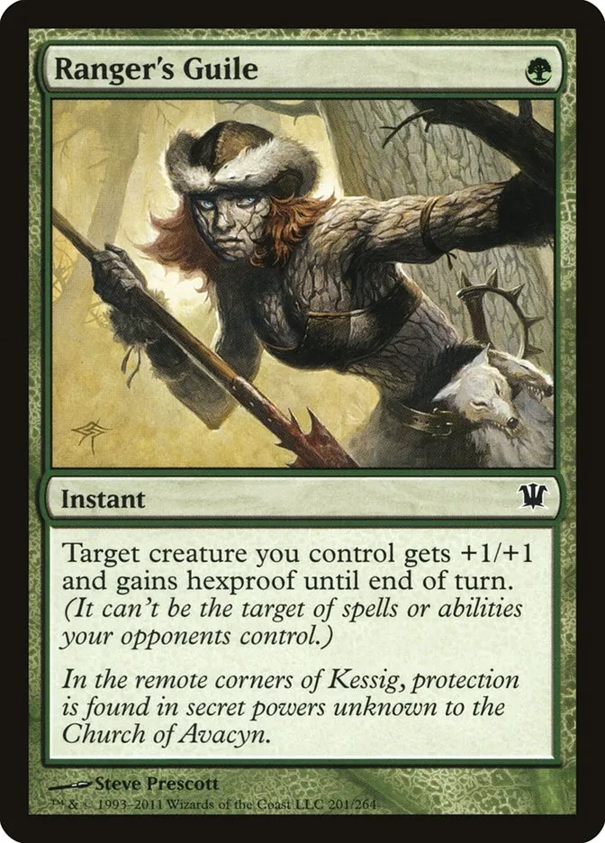 2011 Innistrad Ranger's Guile common #201 common card image