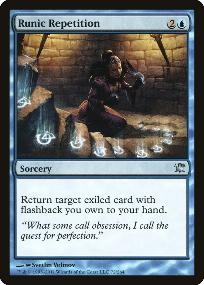2011 Innistrad Runic Repetition uncommon #72 uncommon card image